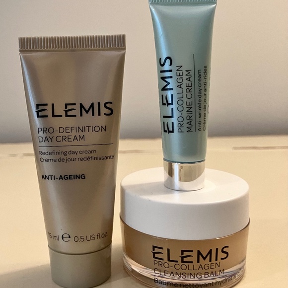 Elemis Pro-Collagen Cleansing Balm & Marine Cream & Pro-Definition Day Cream